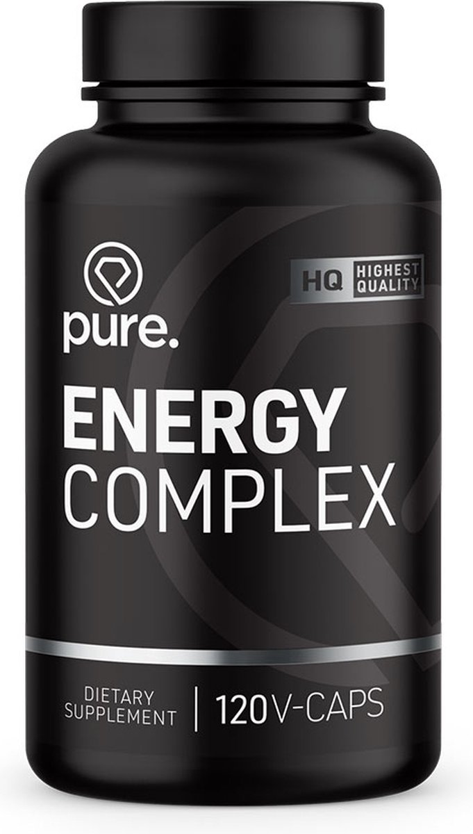 Goedkoopste Pure. Energy Complex Caps - 120 Vegan capsules - 150 mg cafeïne - vitamine C