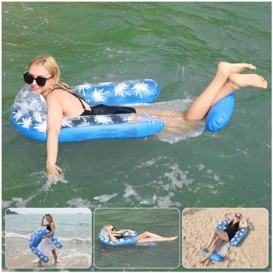 Chaise longue gonflable - Matelas pneumatique pour piscine