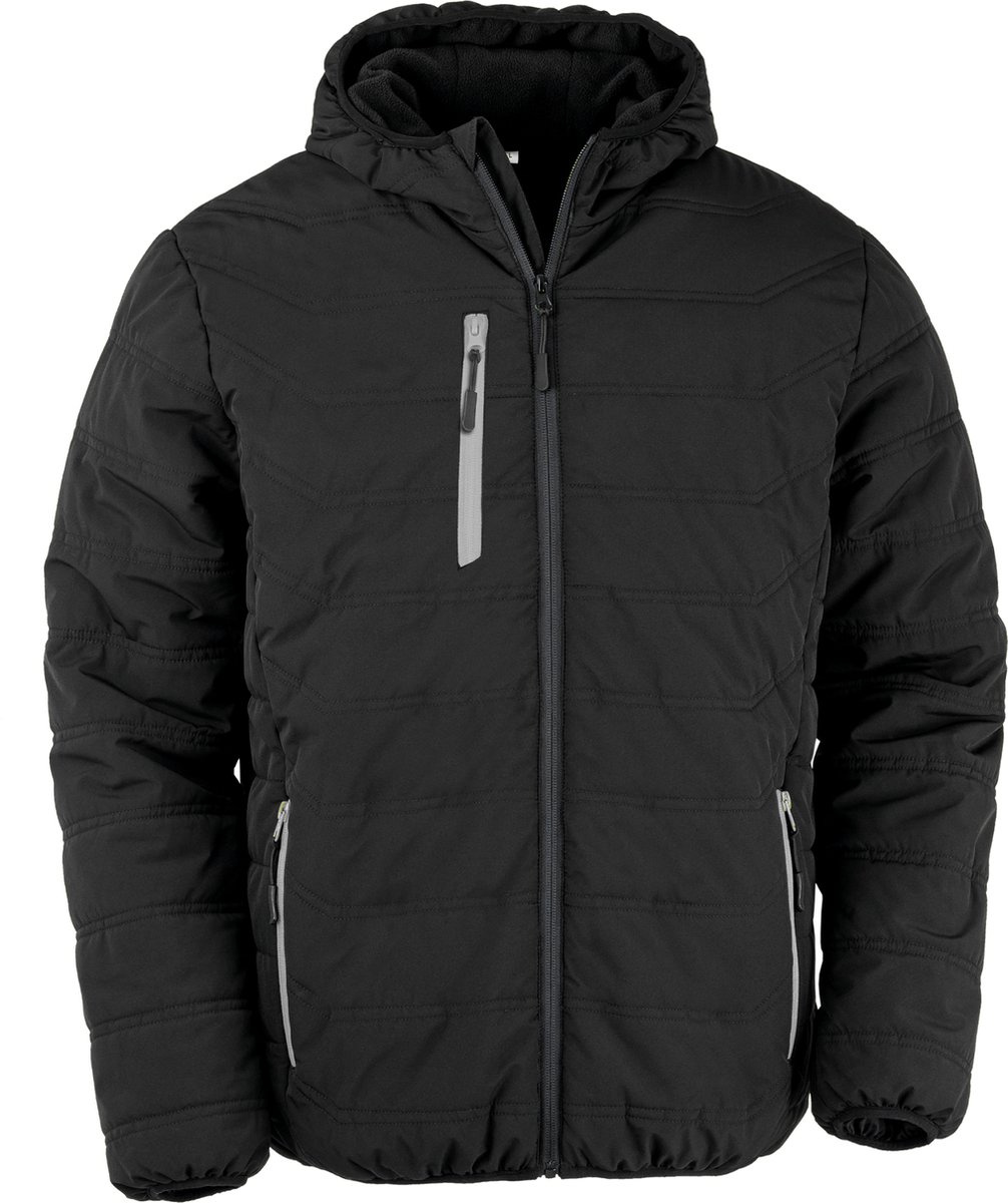 Result Recycled Compass Padded Winter Jacket RT240 Zwart