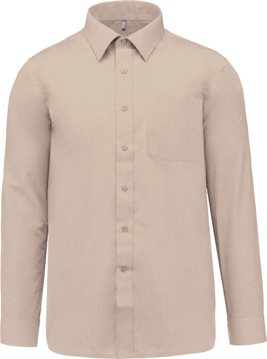 Chemise Kariban en popeline polycoton facile d'entretien homme K545 - Angora - XL