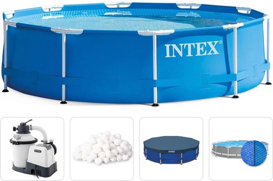 Swim & Fun 100W 4000l/u zandfilterpomp inclusief filterballen - SpaPro.nl
