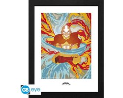 GBeye Avatar The Last Airbender Aang Avatar State Framed Print 30x40CM-Standaard (Diversen) Nieuw