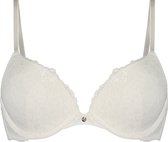 Hunkemöller Dames Lingerie Voorgevormde push-up beugel bh Marine - Wit - maat D80