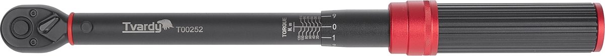 Tvardy Draaimomentsleutel - 3/8" - 10-120 Nm - Bi-directionele meting - Chromoly staal - 410 mm