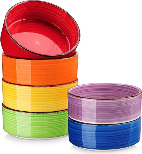 vancasso Bonita Service de table multicolore 30 pièces en grès pour 6