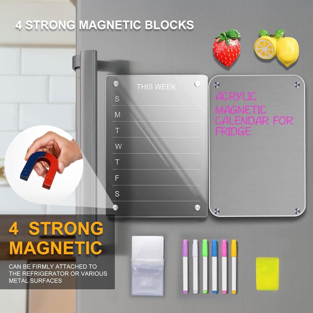 Magnetische Weekkalender Voor Koelkast