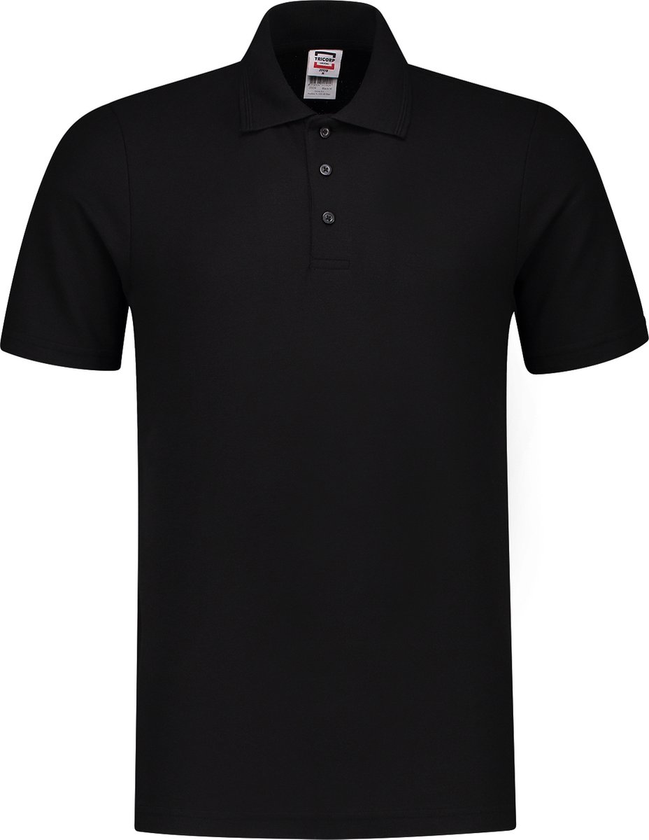 Tricorp 201018 Poloshirt 60°C Wasbaar - Nachtzwart - L