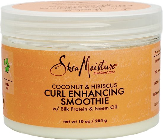 Shea Moisture Coconut & Hibiscus - Curl Enhancing Smoothie Haarcrème - 340 g