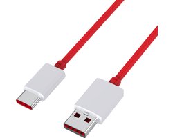 USB C naar USB Snellader Kabel Rood - 1 meter - Oplaadkabel voor OnePlus 3T / 3 / 5T / 5 / 6T / 6
