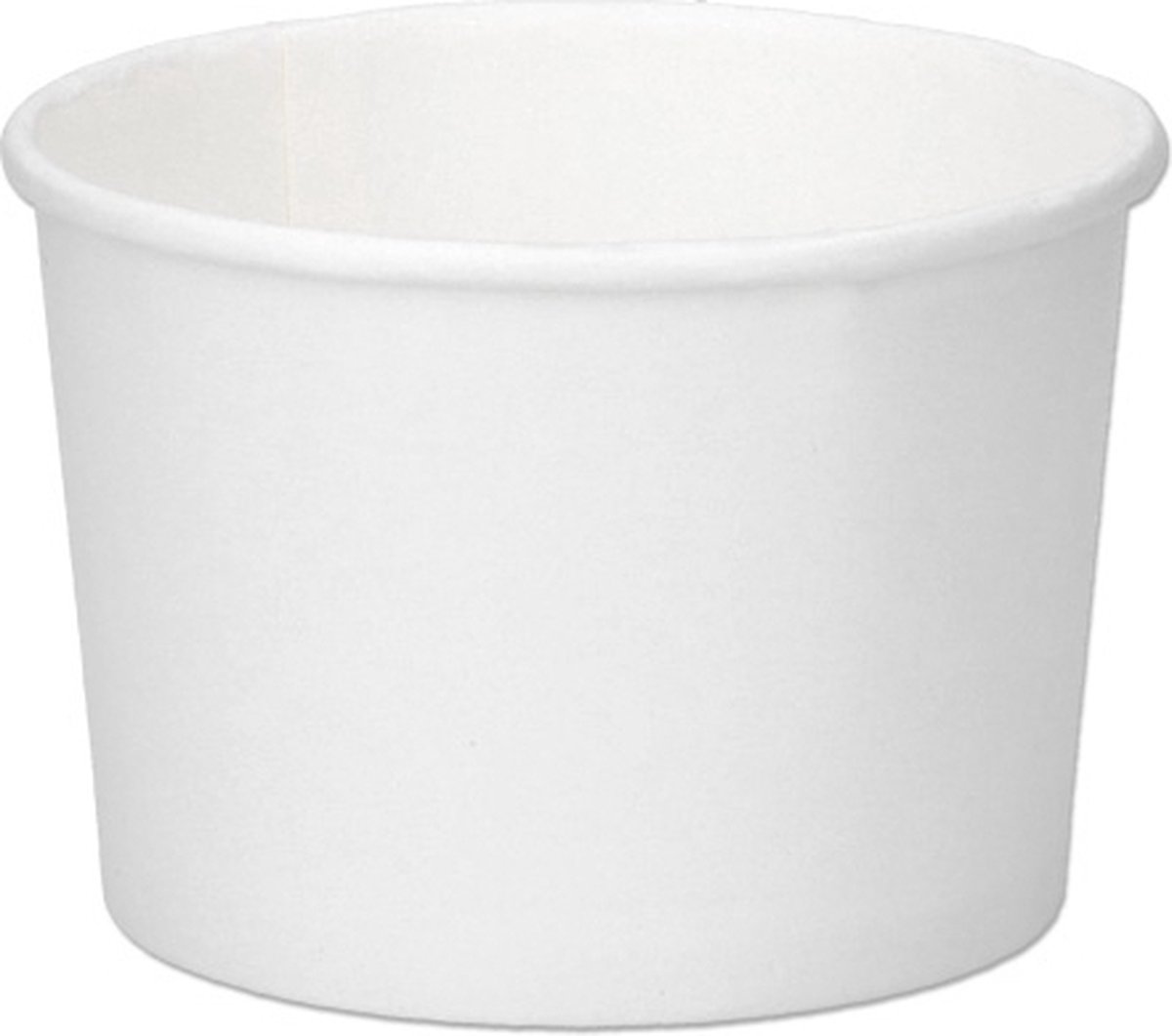 Goedkoopste Kartonnen soepbeker 250ml wit