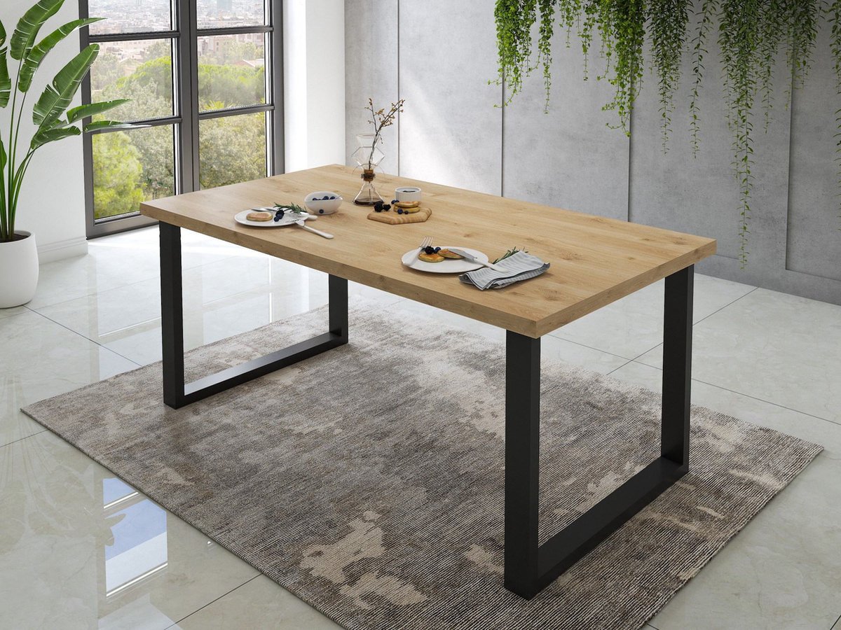 Belfurn - Balencia lichte eik - eettafel 180cm
