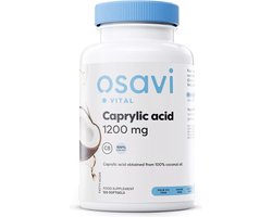 Caprylic Acid - MCT olie (medium chain triglycerides) - 1200 mg - 120 Capsules - Osavi