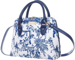 Handtas - Schoudertas - Chinoiserie - Blauw - Blue