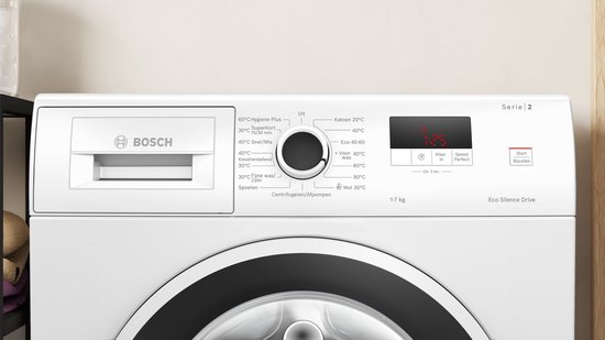 Bosch WGE02404NL - Serie 2 - Wasmachine - 7 kg - 1400 rpm - Energielabel A - SpeedPerfect - Bespaar water met ActiveWater Plus