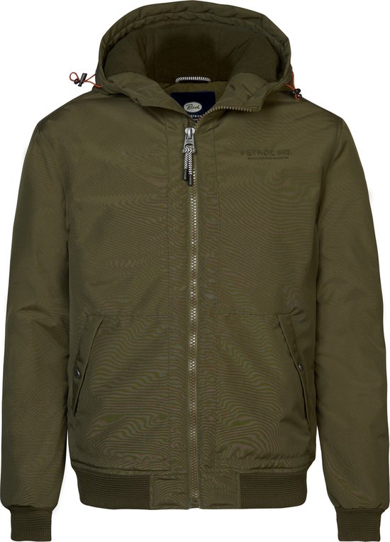 Petrol Industries - Heren Bomber Jas Savoonga - Groen - Maat XL