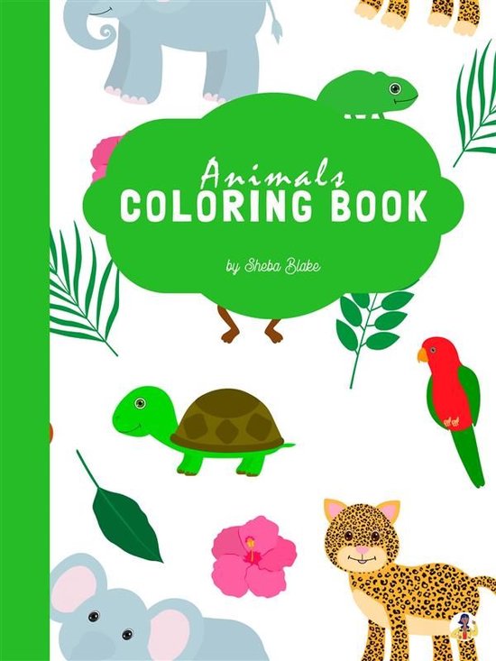 Animals and Vehicles Coloring Book for Kids Ages 3+ (Printab ... - cover