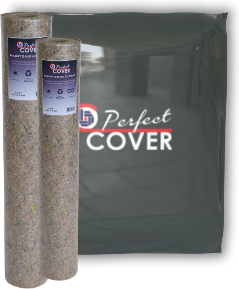 Perfect Cover Schildersvlies PRO 1m X 10m - Antislip Vloerbescherming Met PE-coating Voor Renovatie