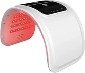 BeautyVlijt - LED Lichttherapie Gezichtsmasker - 7 LED Lichttherapieën - Huidverzorging Anti Aging - Lichttherapie - Verhelpt Acne - Led Gezichtsmasker - Therapie Masker - Huidverjongingsapparaat - Anti Aging Masker