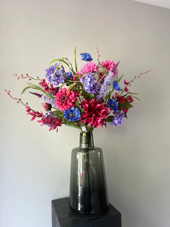 3 stuks kunstorchideeën, kunstorchideeën in pot, kunstbloemen, bloemdecoratie voor