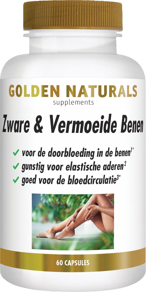 Goedkoopste Golden Naturals Zware & Vermoeide Benen (60 veganistische capsules