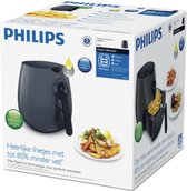 Philips Airfryer Daily Collection HD9216/40 - Donkergrijs - Philips - Philips Airfryer - Kunststof - 28,7x31,5x38,4 - Analoog - 2 tot 3 personen