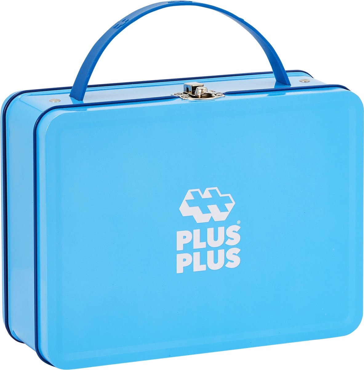 Plus-Plus Basic Reiskoffer 600 delige bouwset blauw - 7002 - Bouwspeelgoed - Constructiespeelgoed - Set met bouwstenen - Vanaf 5 jaar — afbeelding 14