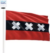 Vlag AMSTERDAM | Spun-polyester | 2 maten