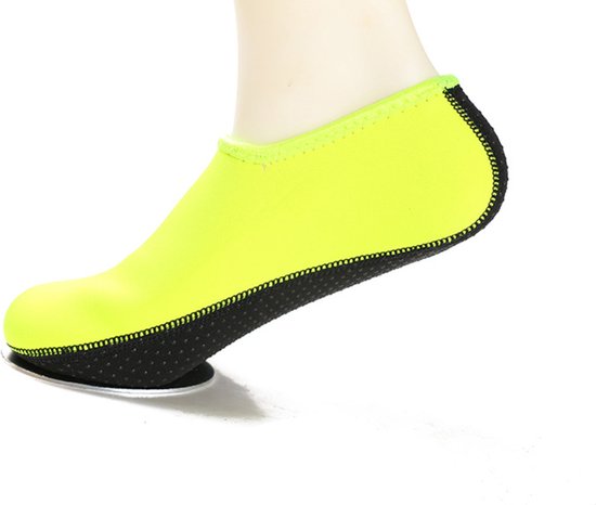 Waterschoenen - Geel - Watersokken - Antislip - Superlicht - Maat 40-41 - Sneldrogend - Zwembad - Vakantie - Neon