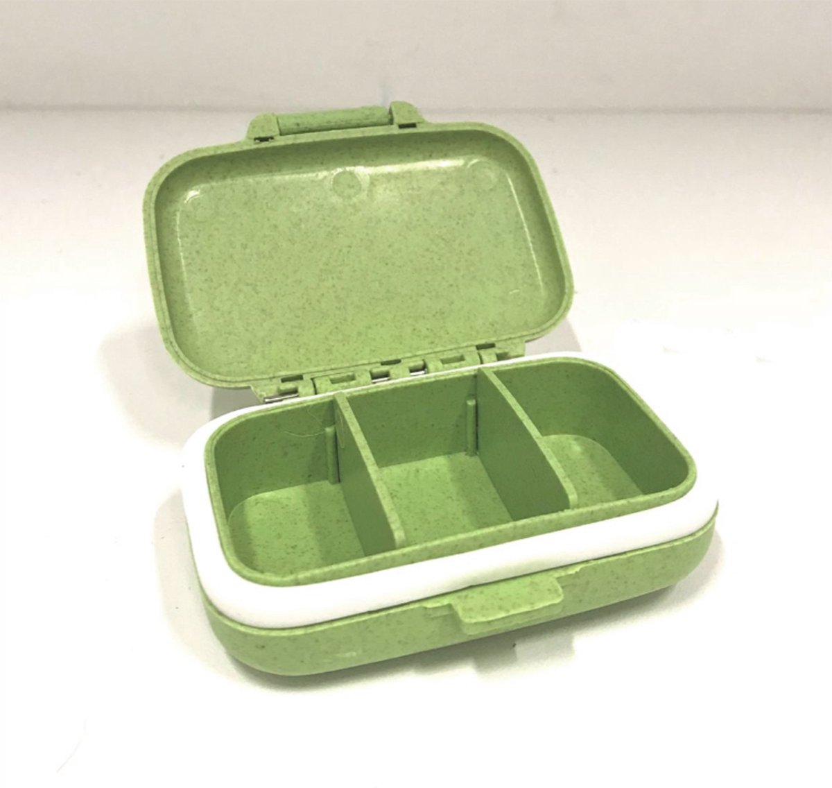 Goedkoopste DW4Trading Medicijndoosje Groen met 1-3 Vakken - Pillendoosje - 8x6,5x2,5 cm