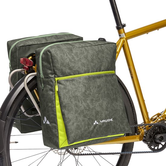 VAUDE - TwinZipper - Khaki - Fietstas Achter - Greenshape van Vaud — afbeelding 5