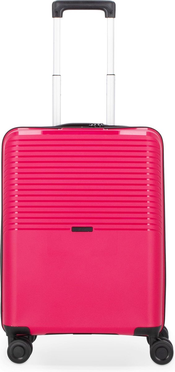 d & n Travel Line 4000 4-wiel cabinewagen 55 cm - Harde bagage - TSA slot - pink