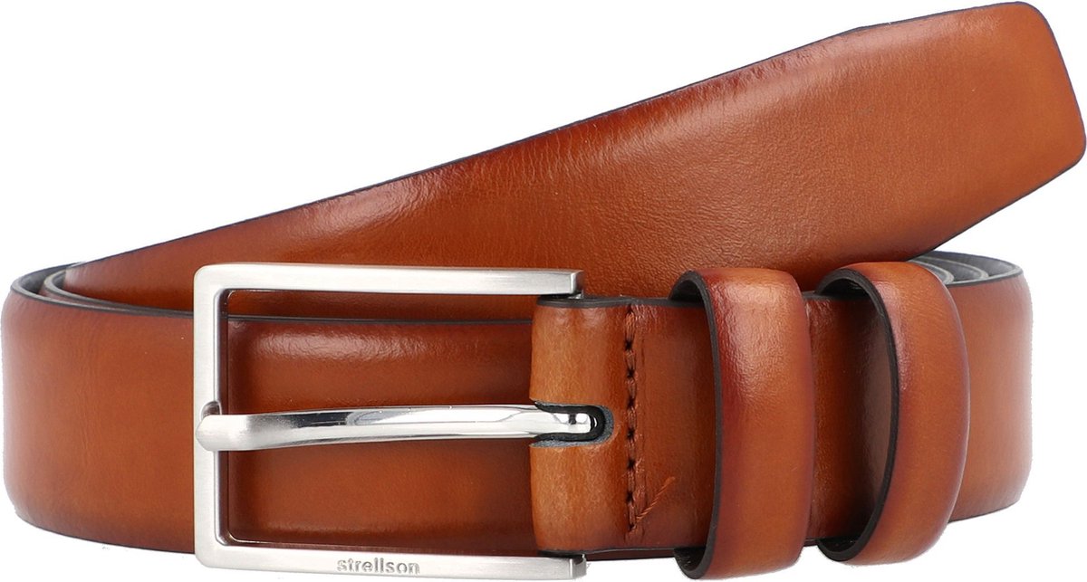 Strellson Riem Leder - Jongens - 110 cm - cognac