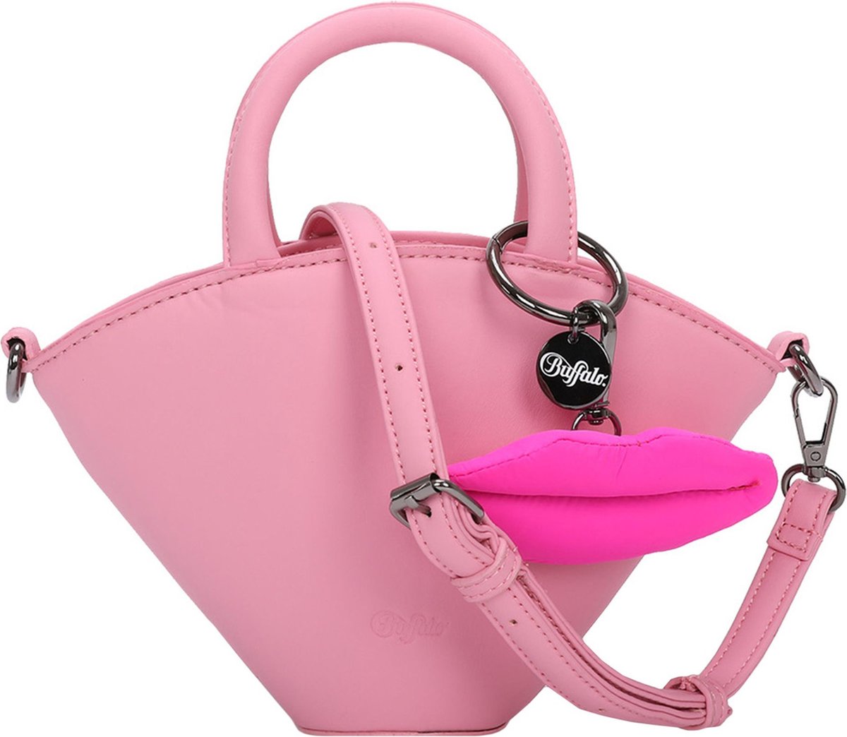 BUFFALO Handtas Schoudertas Muse Sculpt Crossbody Bag Kiss Roze