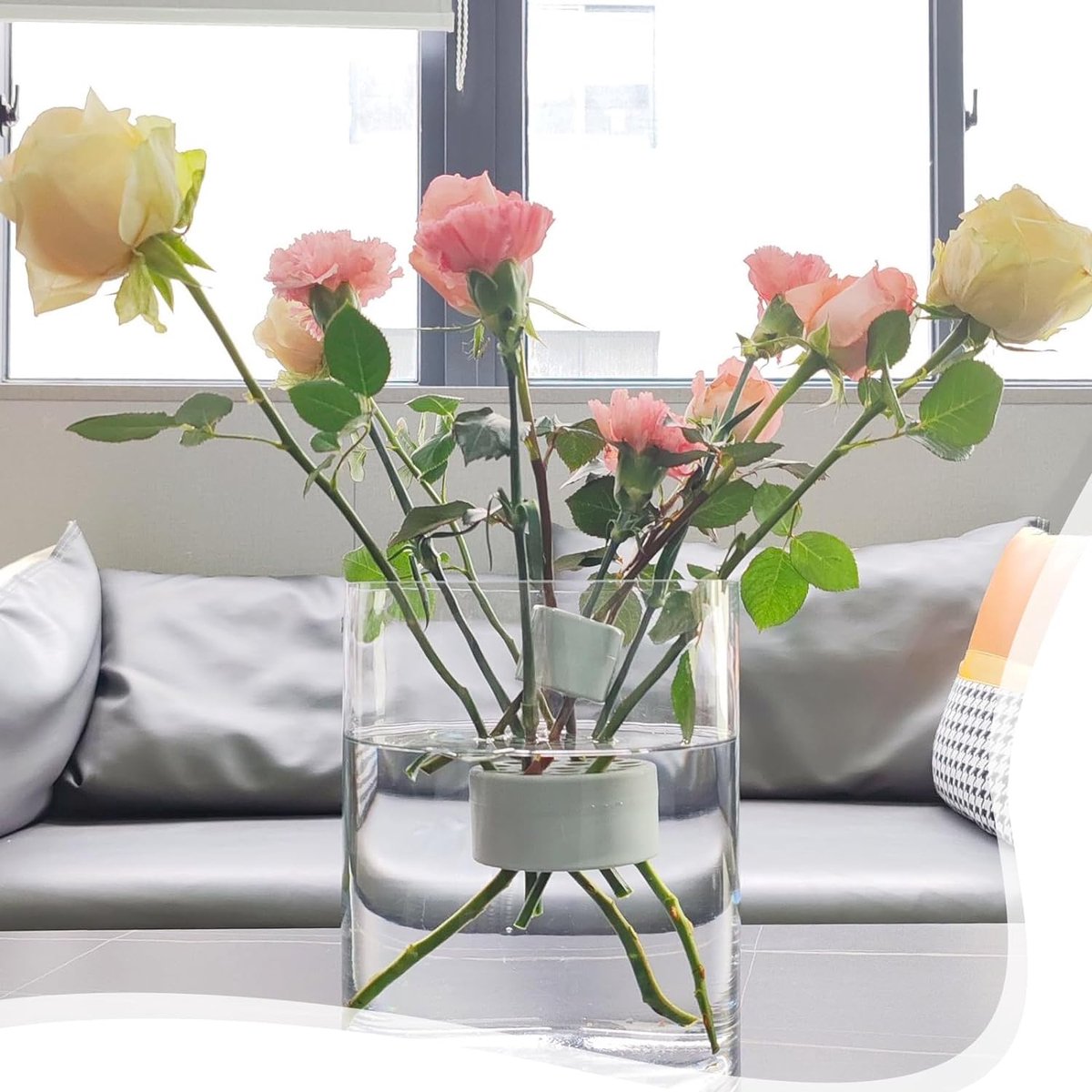 RHHGHY Lot De 2 Supports De Tige En Spirale Ikebana - Outil Floral Pour Arrangements Et Bouquets