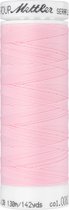 Mettler SERAFLEX elastisch machinegaren, 130m, 0082 licht roze, shell