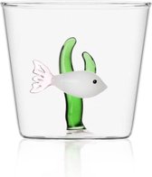 Ichendorf Milano - Waterglas White Fish Green Seaweed - Waterglazen