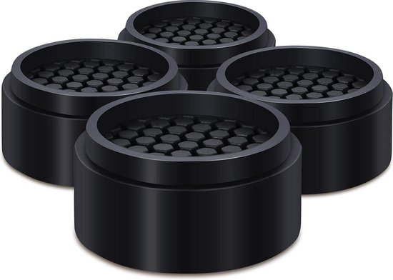 Dynavox Antivibe Rubberen Voetjes - Set Van 4 - Zelfklevend - 53 Mm Diameter - Voor Apparaten, Boxen & Luidsprekers