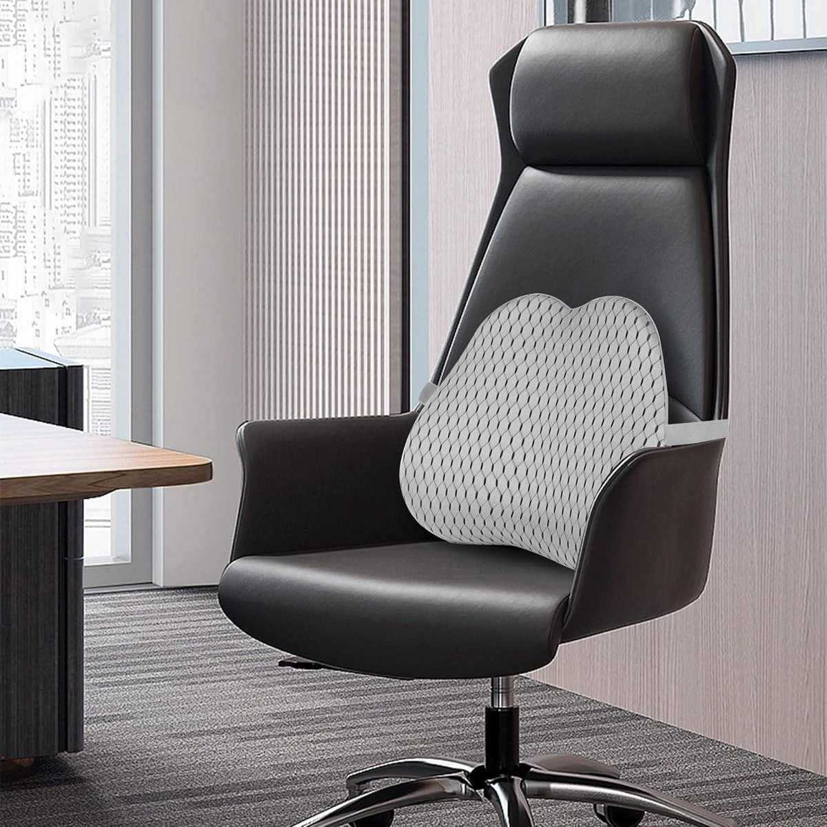 Coussin Lombaire Ergonomique Pour Chaise – Réglable & Portable | Bureau, Voiture, Canapé, Lit