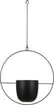 Mica Decorations Dexter Hangpot - L34 x B14 x H65 cm - Zwart