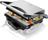 Bol.com Grill Apparaat - Tafel Grill - Tosti Apparaat - Verticaal Opbergbaar - Panini Grill - Hoge Kwaliteit aanbieding