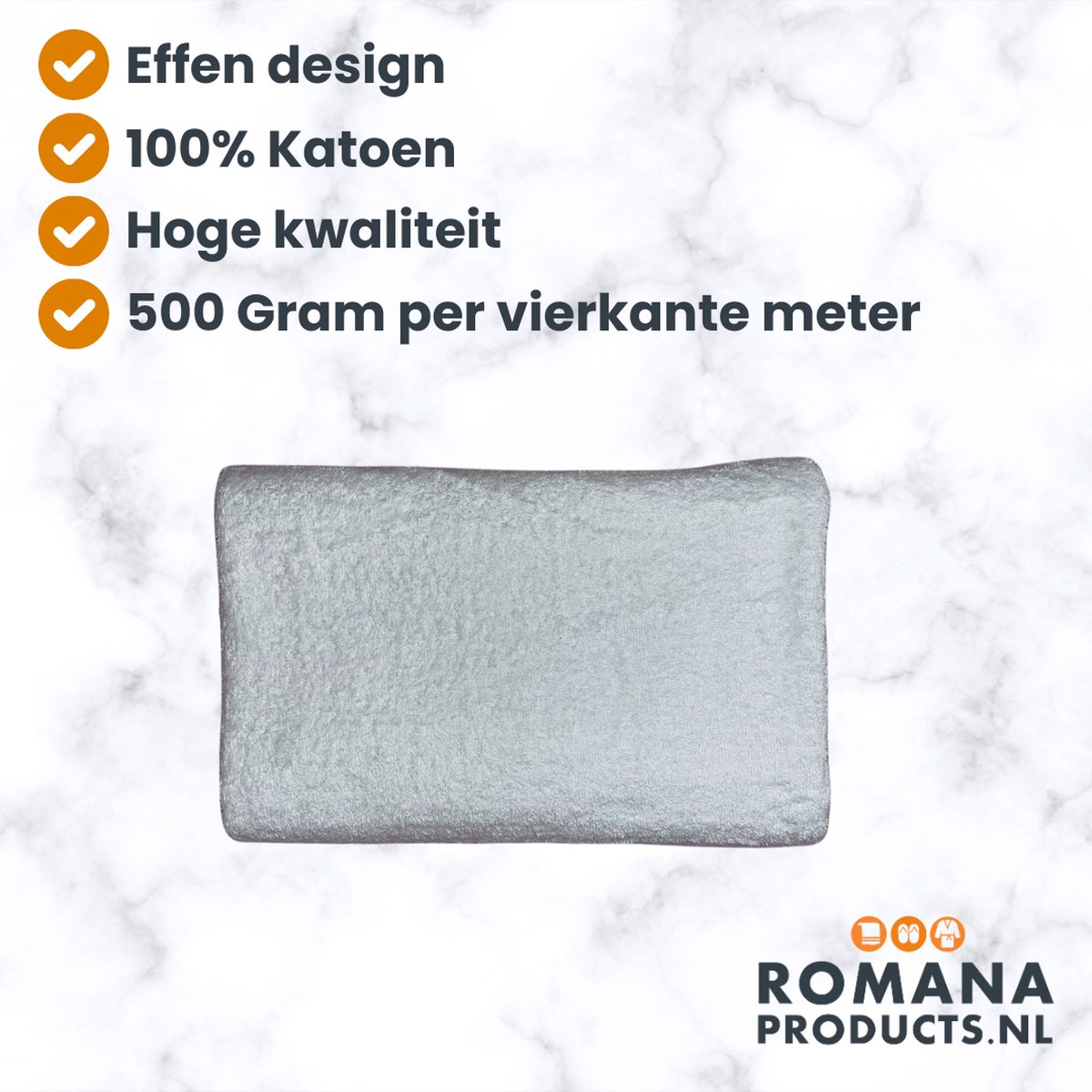 Romana Products Hotelhanddoek - Luxe Badhanddoek - Wit - 70cm x 140cm - Zacht en Absorberend