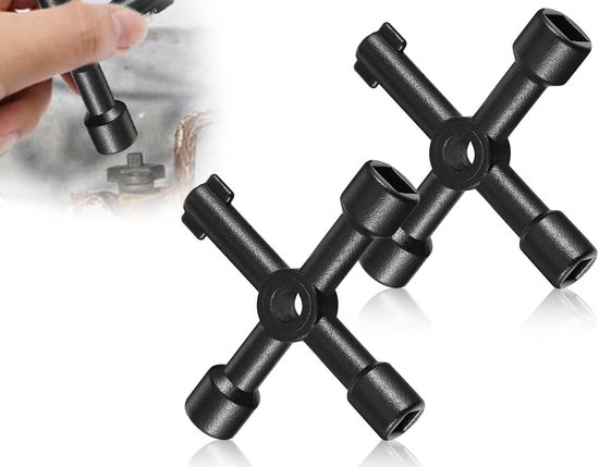 DXIA 3 Stuks 4-weg Multifunctionele Hulpprogramma's Sleutel