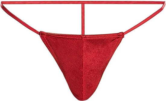 String homme - Rouge - Lingerie homme - Sous-vêtements sexuels - Sous-vêtements taille unique