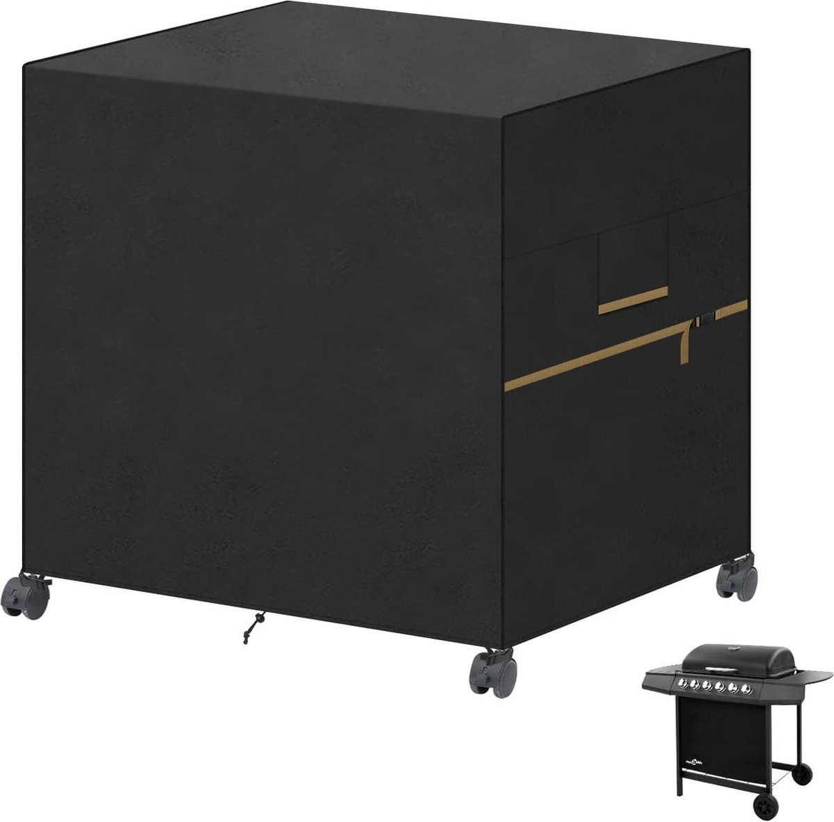 Outdoor Gas BBQ Cover Waterdicht BBQ Grill Covers Outdoor BBQ Prep Table Cover Keter Unity Draagbare Tafel Gas Grill Houtskool BBQ Cover 90x65x90cm