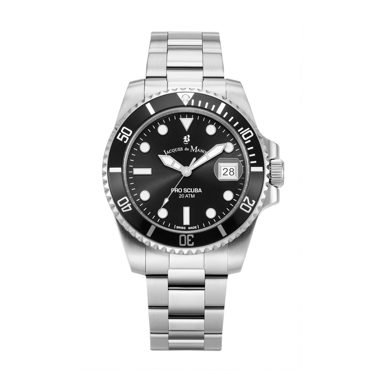 Jacques du Manoir Pro Scuba JWG02702 - Herenhorloge - Ø 40.50 MM