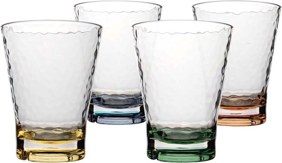 Bo-Camp - Collection Pastel - Verre à eau - Arbois - 350 ml - 4 pcs