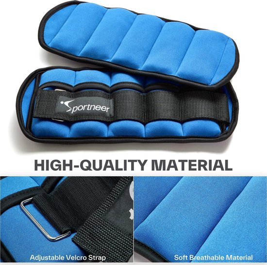 Poids Cheville Réglables Poids De Cheville Réglables 2x3kg - Sangle Réglable Pour Fitness, Musculation, Yoga Et Gymnastique Poids Cheville 1kg