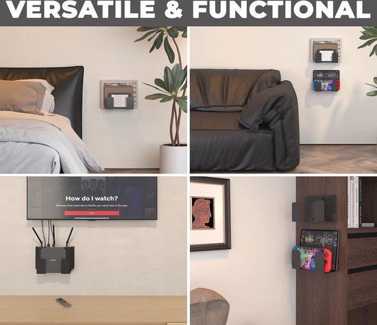 GAESHOW Universal wall mount for keyboard, tablet wall rack, 2-layer