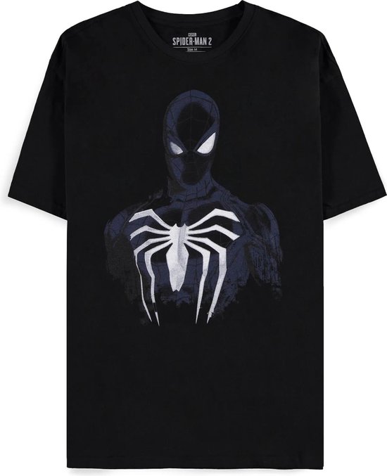 Foto: Marvel spiderman spider man 2 heren t shirt xl zwart