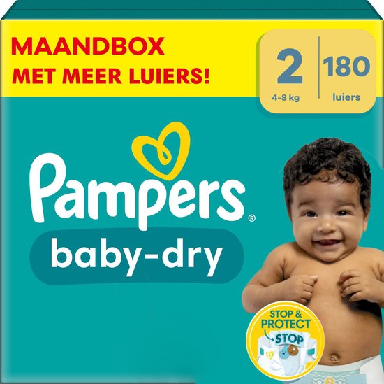 Pampers - Harmonie - Maat 2 - Maandbox - 234 stuks - 4/8 KG | Luier | Vergelijk de beste prijzen in 2026